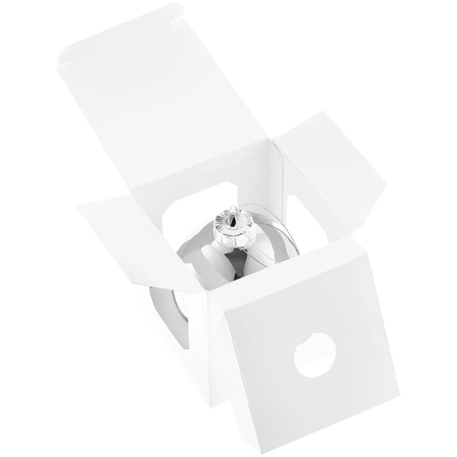 Елочный шар Finery Gloss, 8 см, глянцевый серебристый Елочный шар Finery Gloss, 8 см, глянцевый серебристый