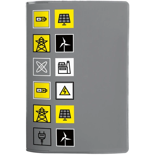 Обложка для паспорта Industry, ver.2, энергетика Обложка для паспорта Industry, ver.2, энергетика