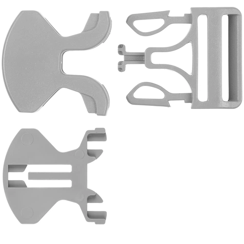 Застежка-пряжка односторонняя Triden, серый Застежка-пряжка односторонняя Triden, серый