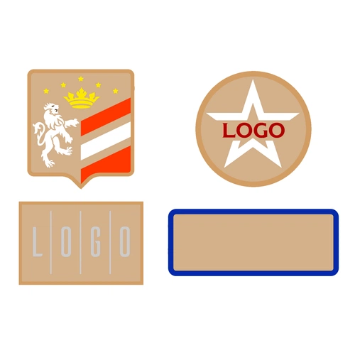 Шеврон из габардина Gabo M, бежевый Шеврон из габардина Gabo M, бежевый