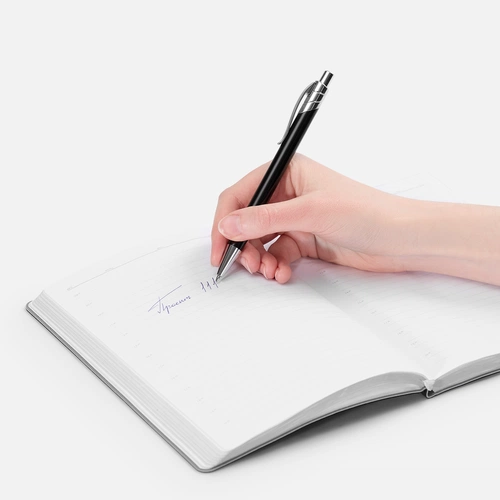 Ручка шариковая Undertone Metallic, черная Ручка шариковая Undertone Metallic, черная