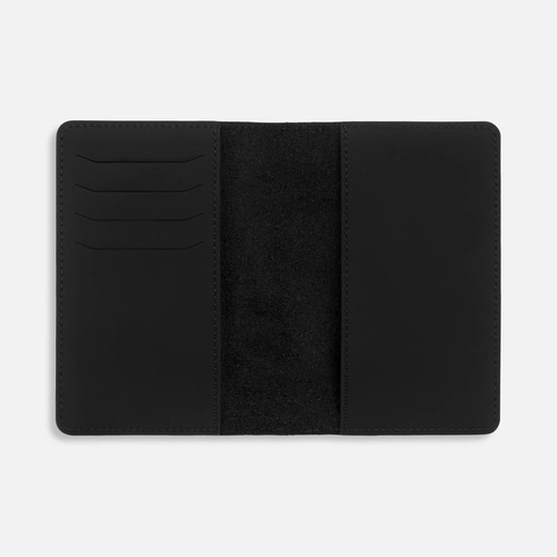 Обложка для паспорта Alaska, черная Обложка для паспорта Alaska, черная