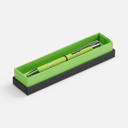 Ручка шариковая Keskus Soft Touch в футляре, зеленое яблоко Ручка шариковая Keskus Soft Touch в футляре, зеленое яблоко