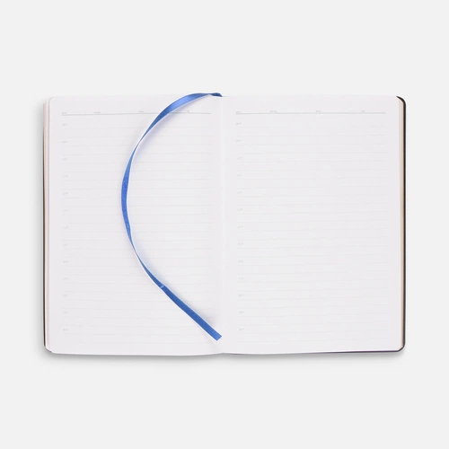 Ежедневник Nebraska Flex, недатированный, синий с золотистым Ежедневник Nebraska Flex, недатированный, синий с золотистым