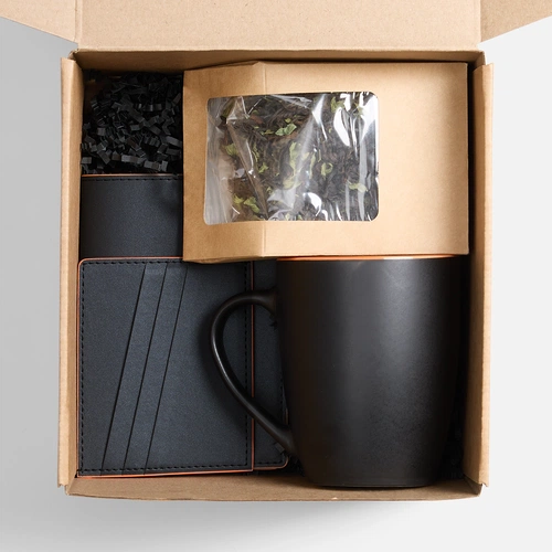 Набор Multimo Tea, черный с оранжевым Набор Multimo Tea, черный с оранжевым