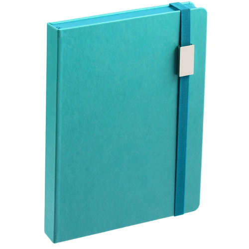 Ежедневник New Factor Metal, бирюзовый Ежедневник New Factor Metal, бирюзовый
