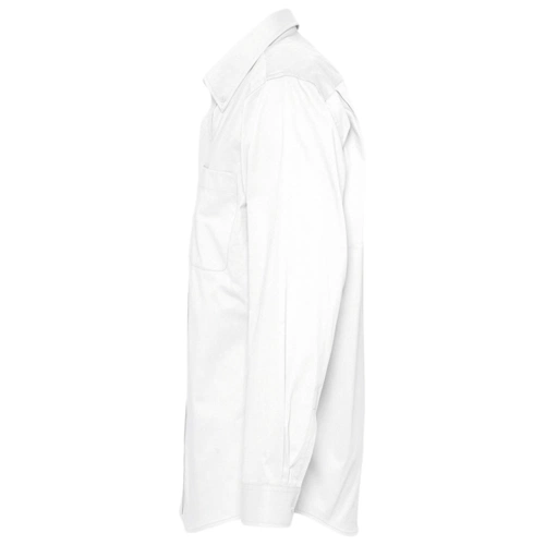 Рубашка мужская с длинным рукавом Bel Air, белая Рубашка мужская с длинным рукавом Bel Air, белая