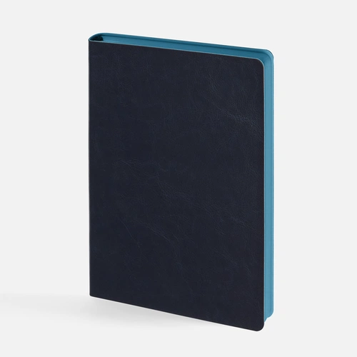 Ежедневник Doppio, недатированный, синий с голубым Ежедневник Doppio, недатированный, синий с голубым