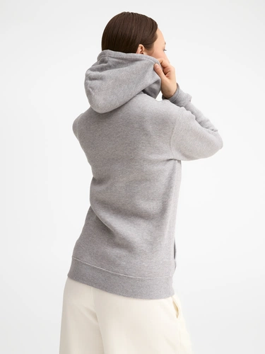 Толстовка женская на молнии с капюшоном Seven Women, серый меланж Толстовка женская на молнии с капюшоном Seven Women, серый меланж