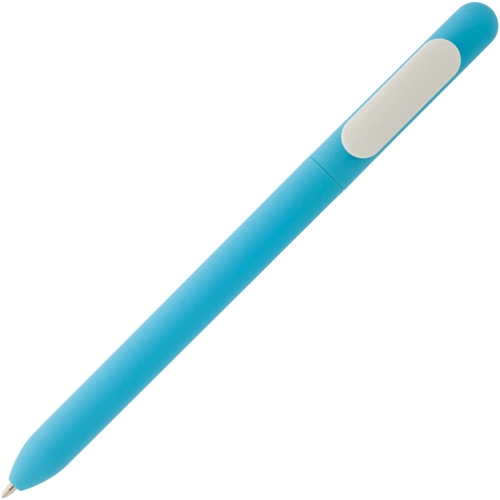 Ручка шариковая Swiper Soft Touch, голубая с белым Ручка шариковая Swiper Soft Touch, голубая с белым