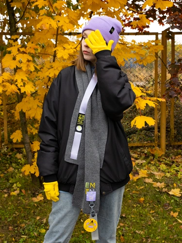 Сет Urban Flow, фиолетово-серый с нанесением и кастомизацией Сет Urban Flow, фиолетово-серый с нанесением и кастомизацией