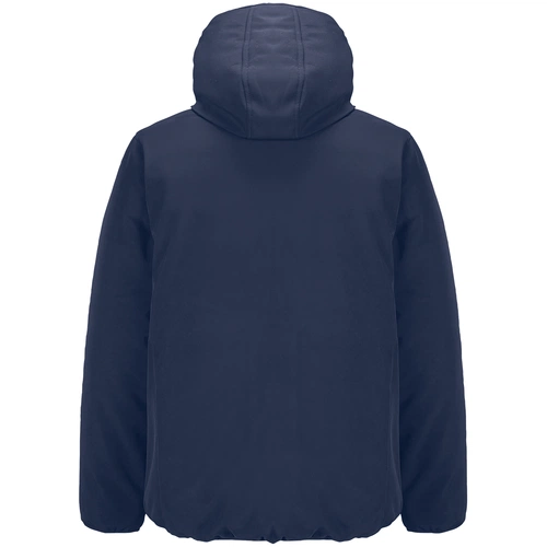 Куртка софтшелл с капюшоном мужская Falcon Men, синяя Куртка софтшелл с капюшоном мужская Falcon Men, синяя