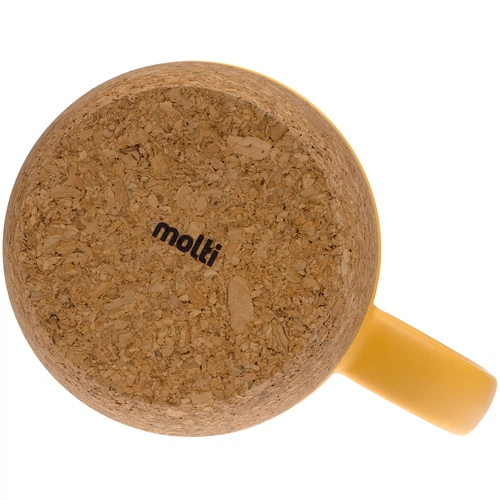 Кружка с пробковой подставкой Corky Walk, желтая Кружка с пробковой подставкой Corky Walk, желтая