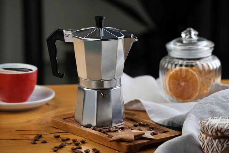 Гейзерная кофеварка Rimini, в коробке Гейзерная кофеварка Rimini, в коробке