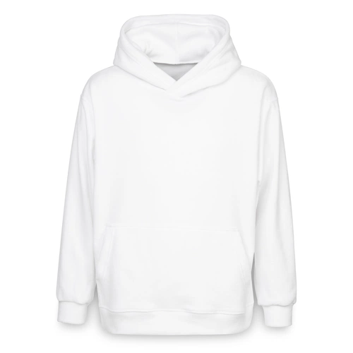 Худи флисовое унисекс Manakin, белое Худи флисовое унисекс Manakin, белое