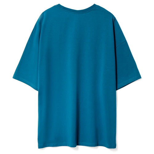 Футболка унисекс оверсайз Crosstown, бирюзовая (морская волна) Футболка унисекс оверсайз Crosstown, бирюзовая (морская волна)