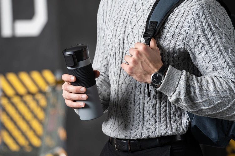 Термостакан Tralee XL, серый Термостакан Tralee XL, серый