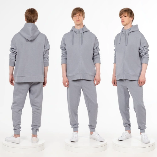 Толстовка унисекс H3, серая Толстовка унисекс H3, серая