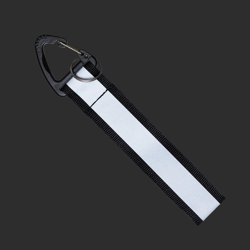 Светоотражающий брелок Flashline, серый с черным Светоотражающий брелок Flashline, серый с черным