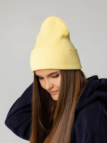 Шапка Real Rib, желтая (нарцисс) Шапка Real Rib, желтая (нарцисс)