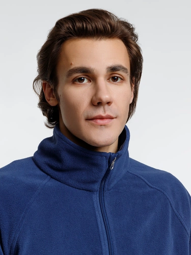 Куртка флисовая унисекс Fliska, темно-синяя Куртка флисовая унисекс Fliska, темно-синяя