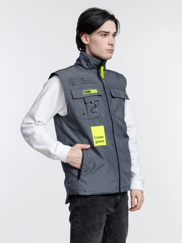 Жилет мужской Stockholm, серый Жилет мужской Stockholm, серый