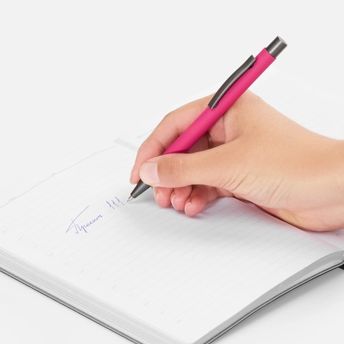 Ручка шариковая Atento Soft Touch, розовая Ручка шариковая Atento Soft Touch, розовая