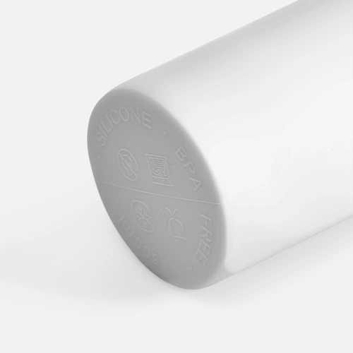 Складная бутылка для воды Langfossen, белая Складная бутылка для воды Langfossen, белая