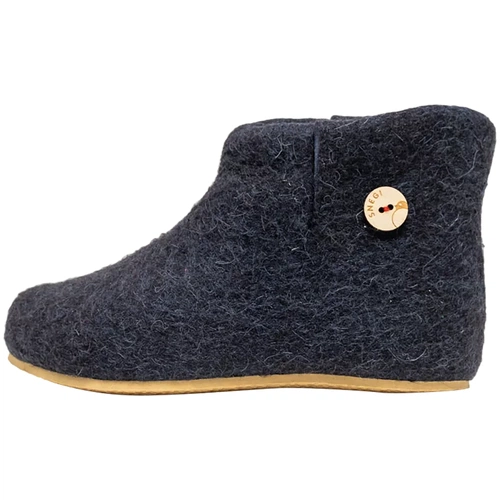 Домашние валенки Wild, темно-синие (клякса) Домашние валенки Wild, темно-синие (клякса)