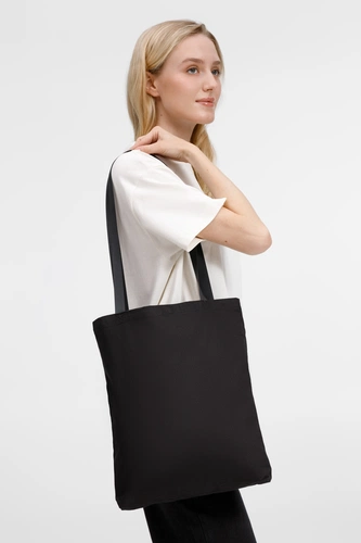 Шопер B4, черный с черными ручками Шопер B4, черный с черными ручками