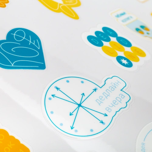 Наклейки UV-DTF Stiker Pack на заказ, L Наклейки UV-DTF Stiker Pack на заказ, L
