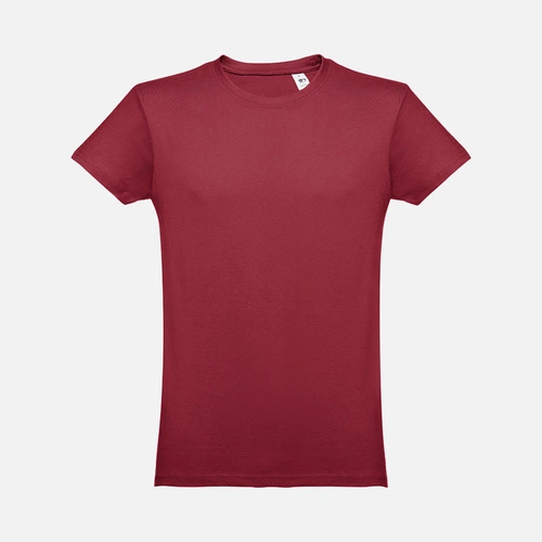 Футболка мужская Luanda, бордовая Футболка мужская Luanda, бордовая