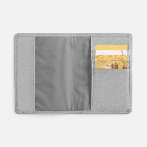 Обложка для паспорта Unison, серая Обложка для паспорта Unison, серая