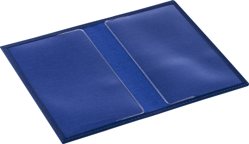 Обложка для паспорта Twill, синяя Обложка для паспорта Twill, синяя