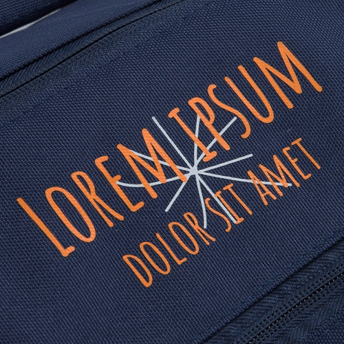 Сумка дорожная Incluso, синяя с нанесением и кастомизацией Сумка дорожная Incluso, синяя с нанесением и кастомизацией