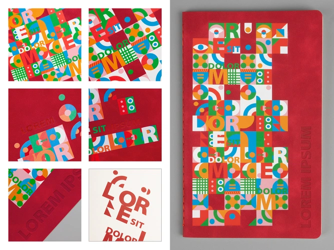 Комплект блокнотов Luba с нанесением