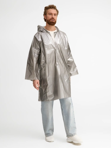 Дождевик-плащ CloudTime с печатью в один цвет на заказ Дождевик-плащ CloudTime с печатью в один цвет на заказ