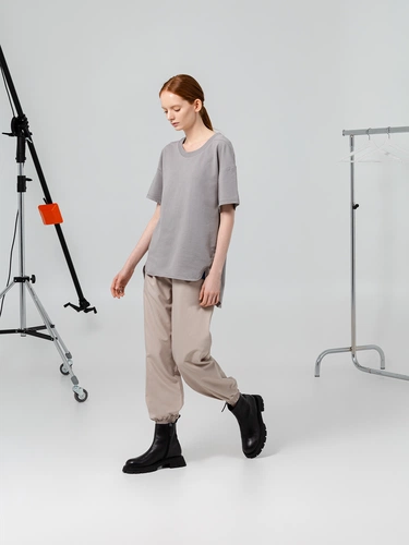 Футболка унисекс Kosmos 1.0, серая Футболка унисекс Kosmos 1.0, серая