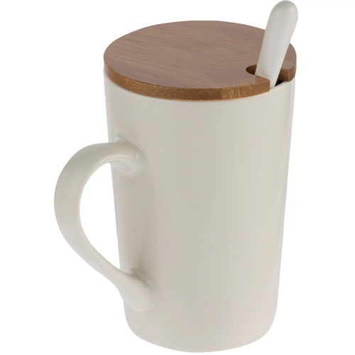 Кружка Parley с ложкой и бамбуковой крышкой Кружка Parley с ложкой и бамбуковой крышкой