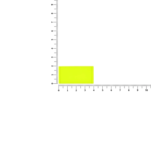 Лейбл из ПВХ Dzeta, XS, желтый неон Лейбл из ПВХ Dzeta, XS, желтый неон