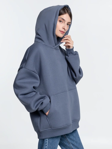 Худи Kulonga Oversize, темно-серое Худи Kulonga Oversize, темно-серое