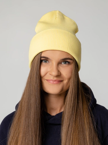 Шапка Real Rib, желтая (нарцисс) Шапка Real Rib, желтая (нарцисс)
