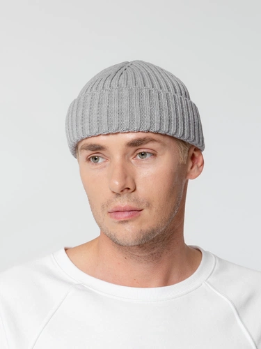Шапка Hipsta, серебрито-серый меланж Шапка Hipsta, серебрито-серый меланж