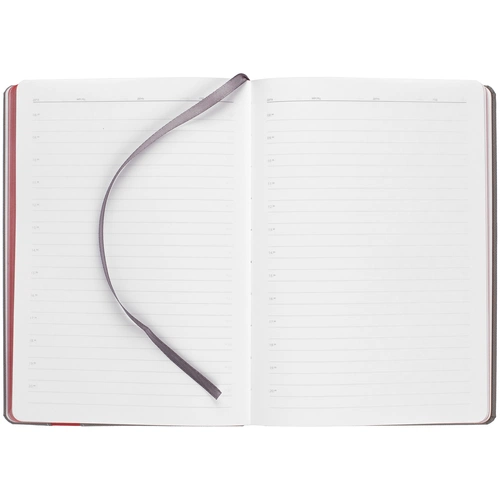 Ежедневник Rubikon на заказ, недатированный серо-красный Ежедневник Rubikon на заказ, недатированный серо-красный