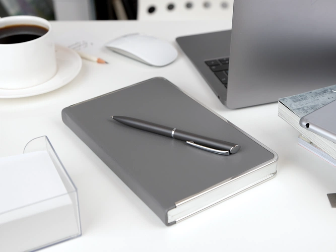 Ручка шариковая Ringa, серая Ручка шариковая Ringa, серая