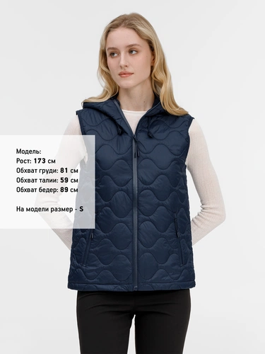 Жилет унисекс Tarnaby, темно-синий Жилет унисекс Tarnaby, темно-синий