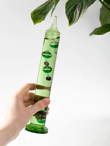 Термометр стеклянный «Галилео», зеленый Термометр стеклянный «Галилео», зеленый