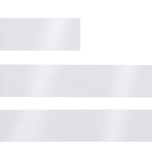 Лента сатиновая Satin 20 S, белая, 10 см Лента сатиновая Satin 20 S, белая, 10 см