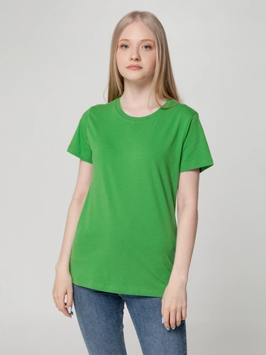 Футболка женская T-bolka Lady, ярко-зеленая Футболка женская T-bolka Lady, ярко-зеленая