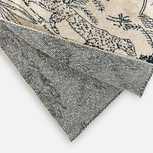 Плед Savanna, белый с синим Плед Savanna, белый с синим